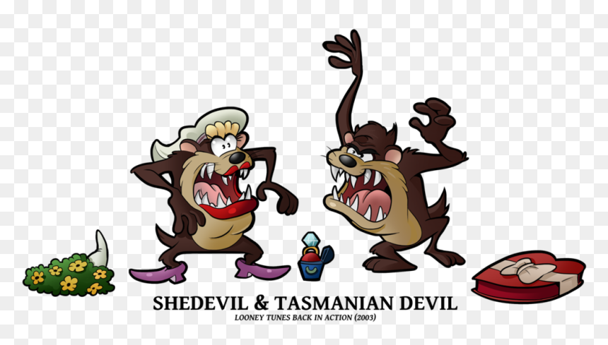 Looney Tunes Tasmanian She Devil, HD Png Download - devil png