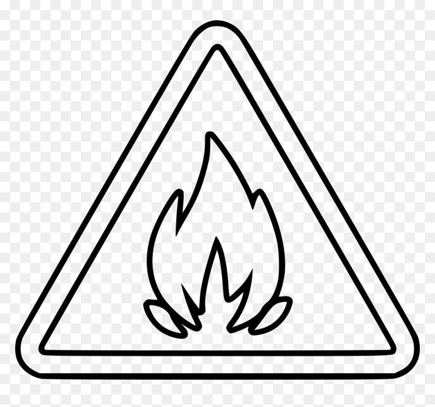 Triangle, HD Png Download - fire icon png