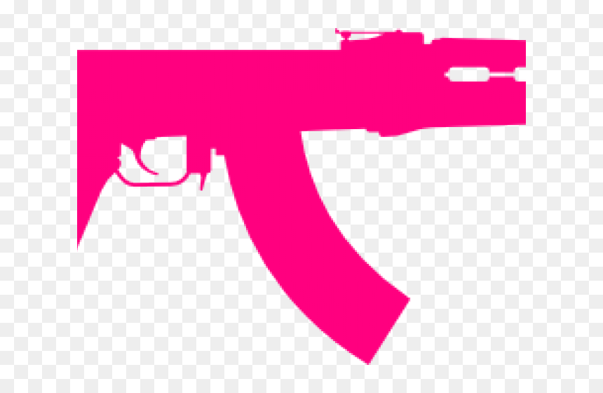 Ak 47 Silhouette, HD Png Download - ak47 png
