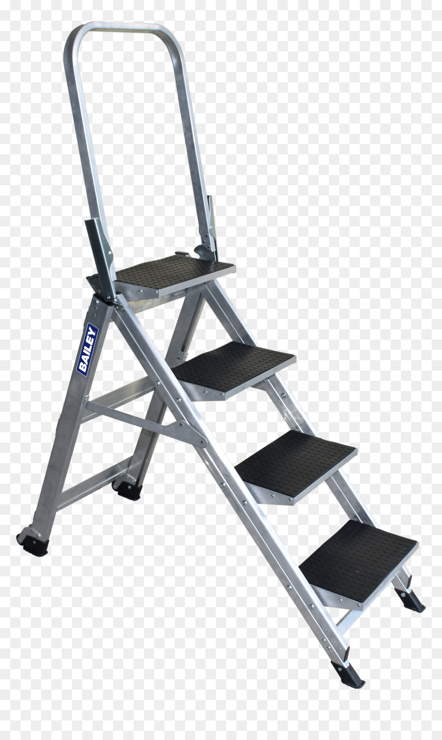 Ladder 4 Steps Semi Pneumatic Wheel, HD Png Download - ladder png