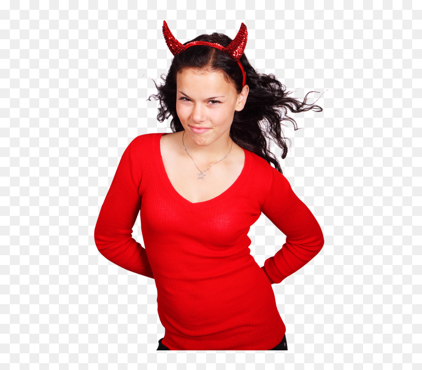 Woman Devil Png, Transparent Png - devil png
