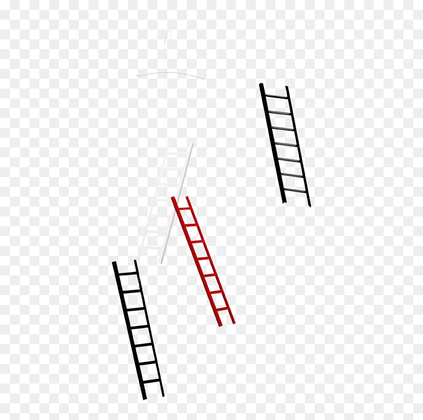 Flensted Mobiles 7 Steps 4 Ladders Mobile, HD Png Download - ladder png