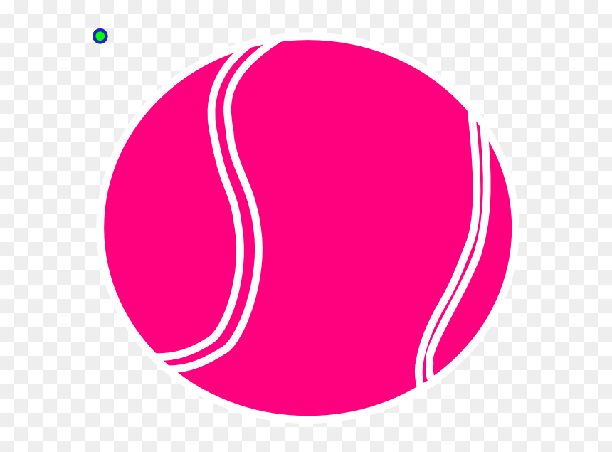 Clip Art Tennis Ball Pink, HD Png Download - tennis ball png