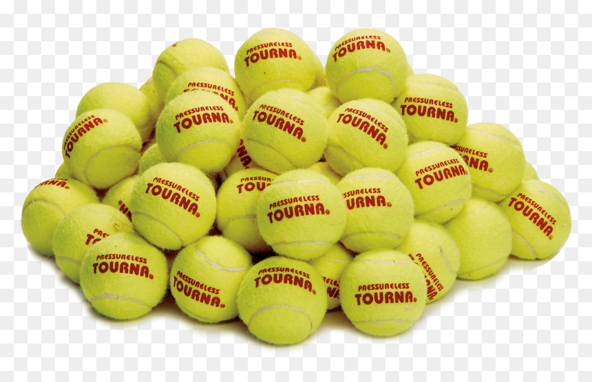 Pressureless Tennis Balls, HD Png Download - tennis ball png