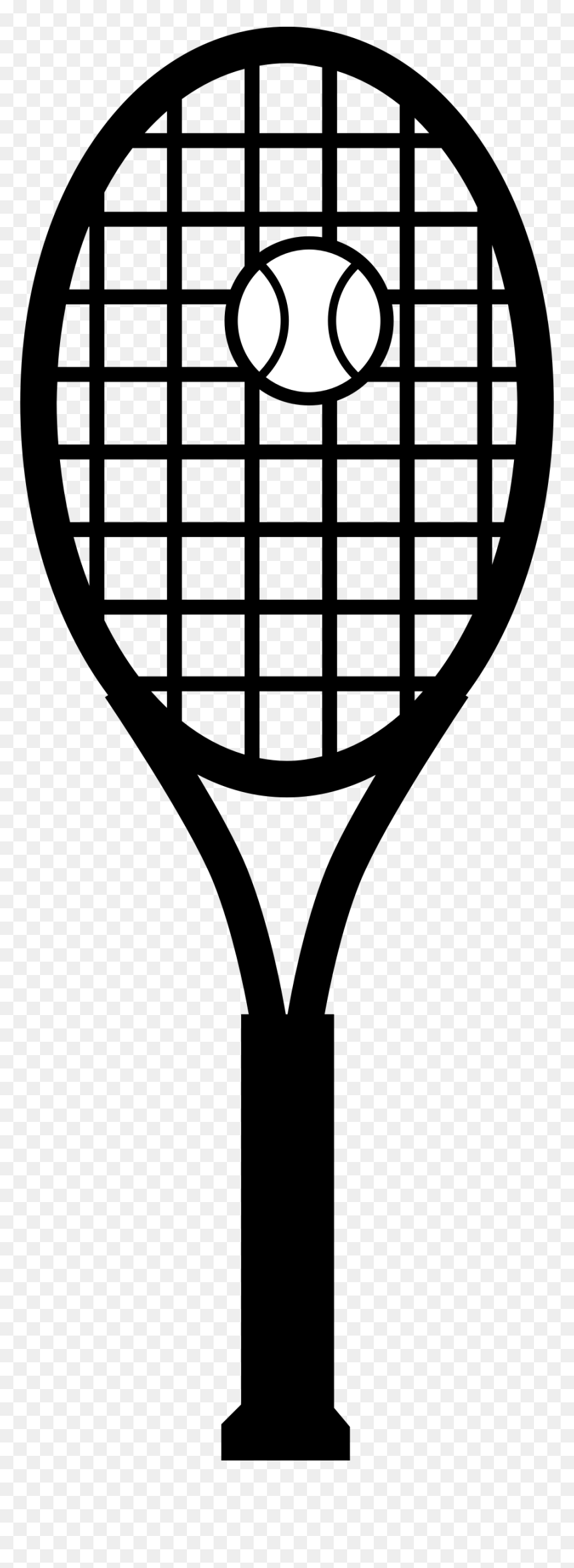 Tennis Racket Clipart, HD Png Download - tennis ball png
