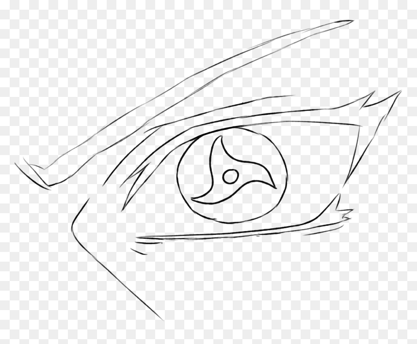 Sketch, HD Png Download - sharingan eye png