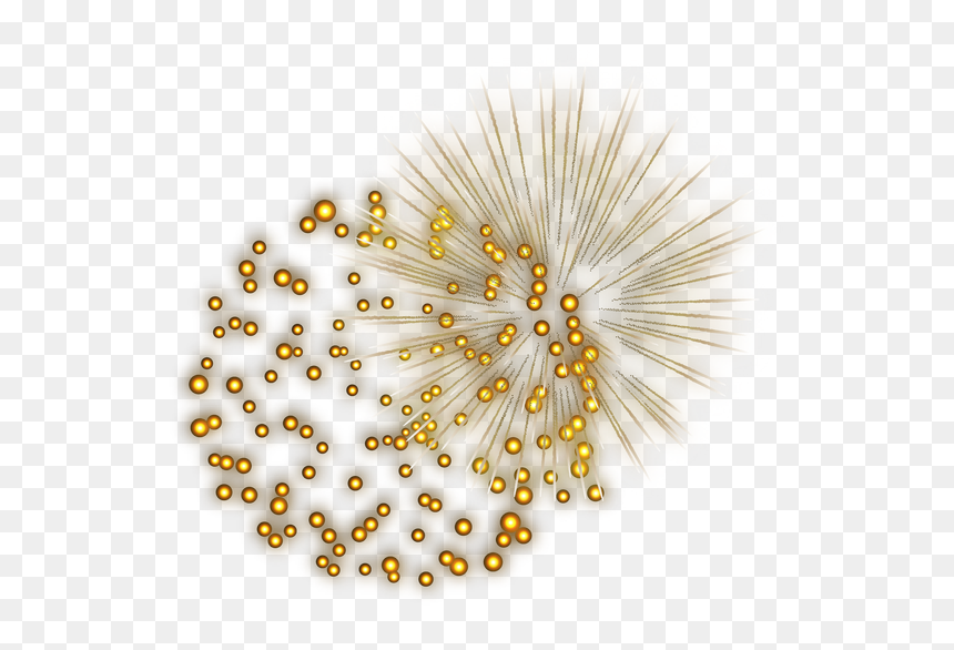 #golden #effect #firework - Fireworks, HD Png Download - gold firework png