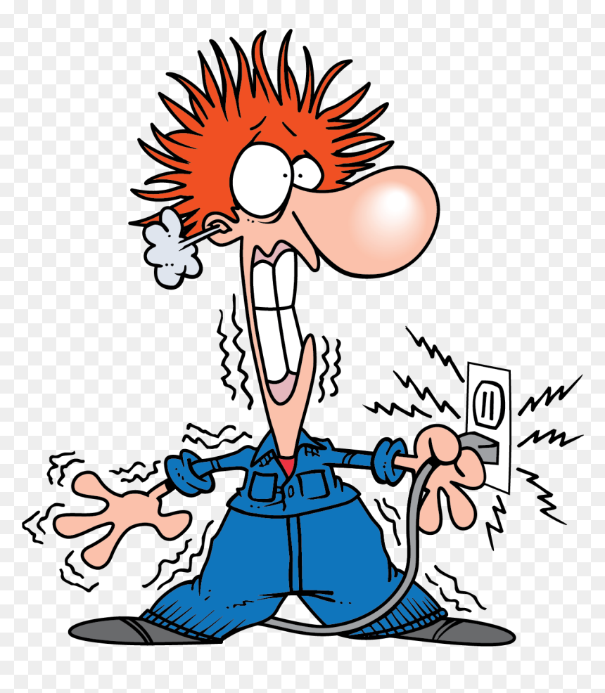 Handyman Clipart Maintenance Guy - Electrical Cartoon, HD Png Download - handyman clipart png
