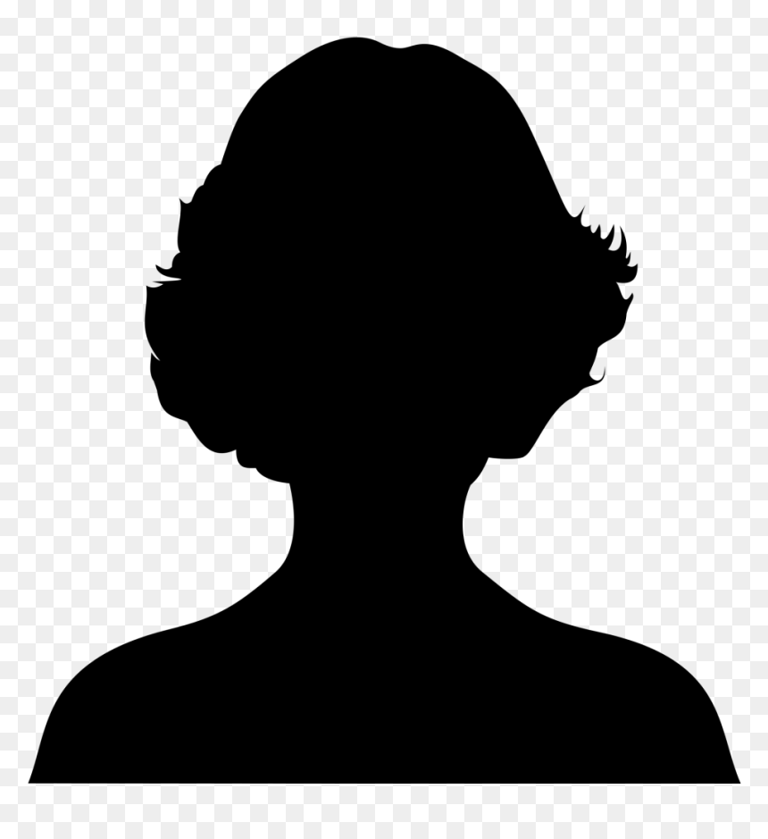 Female Burglar High Wycombe - Girl Portrait Silhouette Clipart, HD Png Download - reading silhouette png