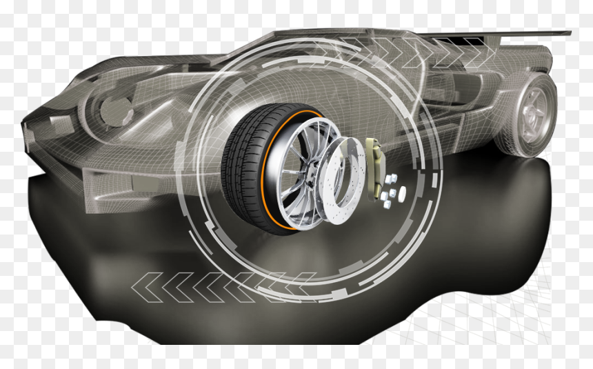 Service-1 - Open-wheel Car, HD Png Download - car tire png