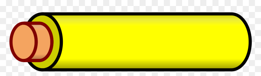 File - Wire Yellow - Svg - Wire, HD Png Download - yellow rectangle png
