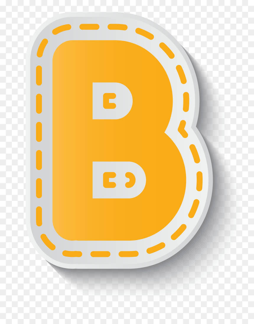 Circle, HD Png Download - decorative letter b png
