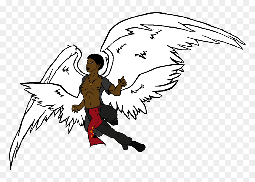 Male Angel Ref - Illustration, HD Png Download - male angel png