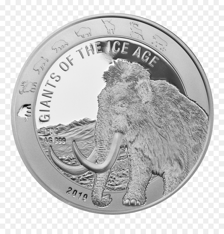 Ice Age Mammoth Silver Coin, HD Png Download - ice age png