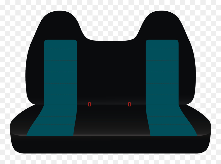 Co 26 34 Black & Teal Cotton, Ford F 150 Bench Molded - Car Seat, HD Png Download - ford f150 png