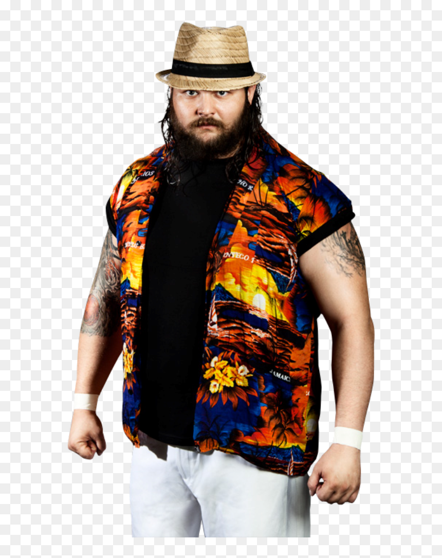 Bray Wyatt Wearing Printed Shirt - Bray Wyatt Then And Now, HD Png Download - ryback png