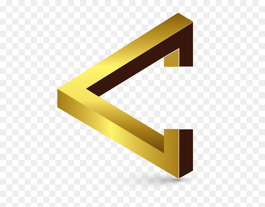 3d Triangle Png - 3d Triangle Logo Png, Transparent Png - yellow triangle png