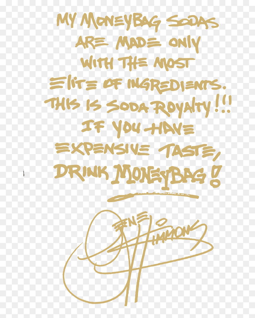 Handwriting, HD Png Download - moneybag png
