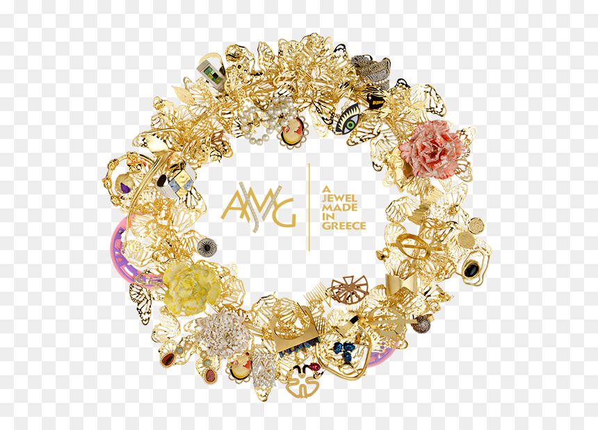 Bracelet, HD Png Download - greek wreath png