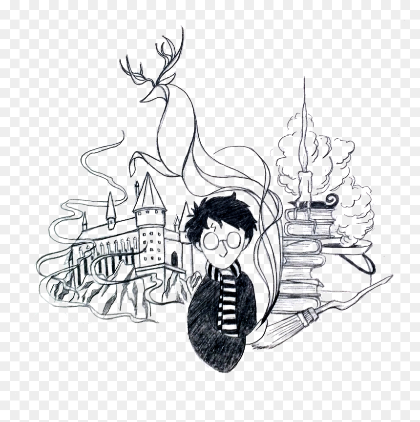 And The Seven Genres, HD Png Download - hogwarts seal png