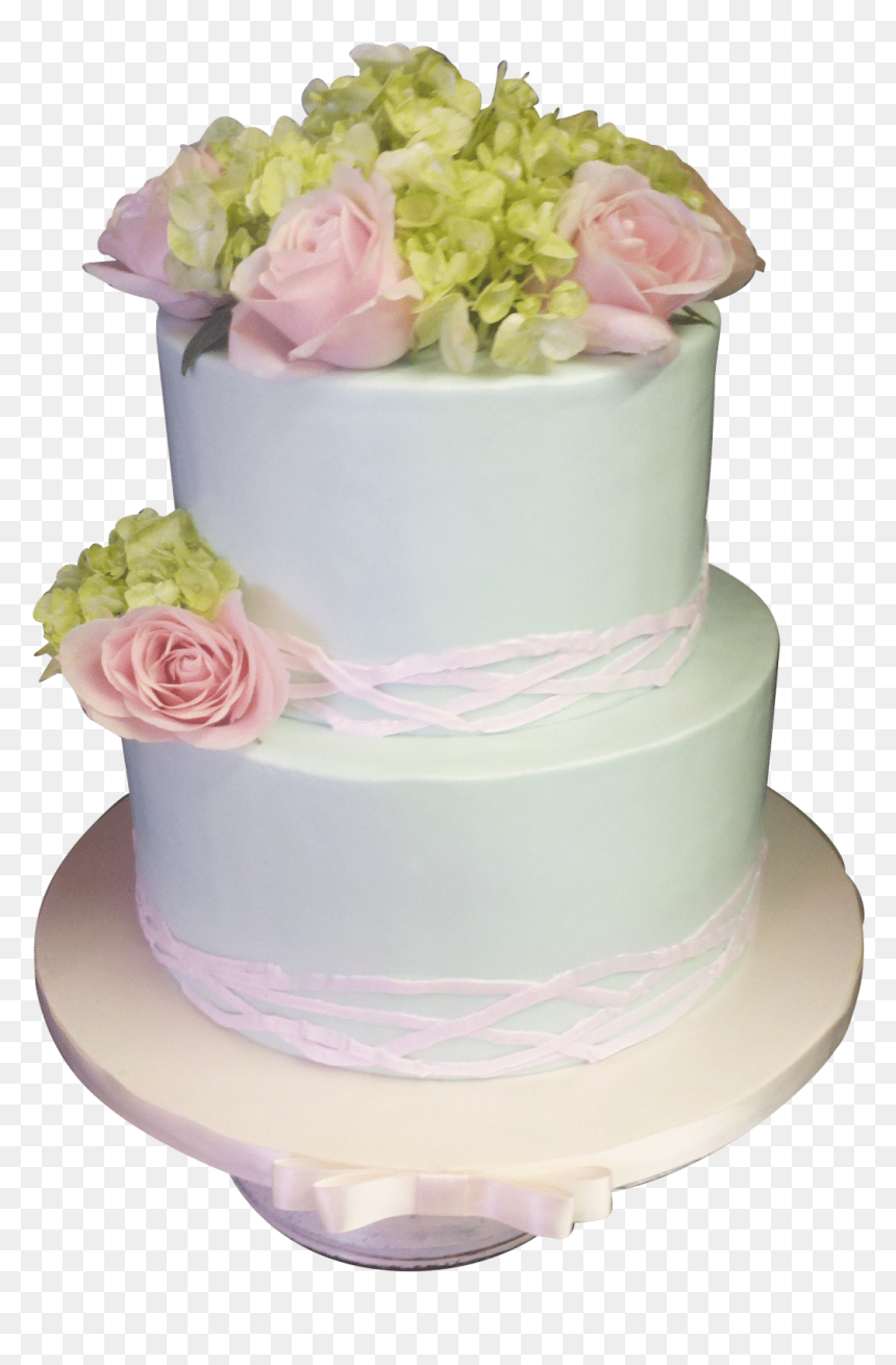 Soft Pink Wedding Cake - Wedding Cake, HD Png Download - pink cake png