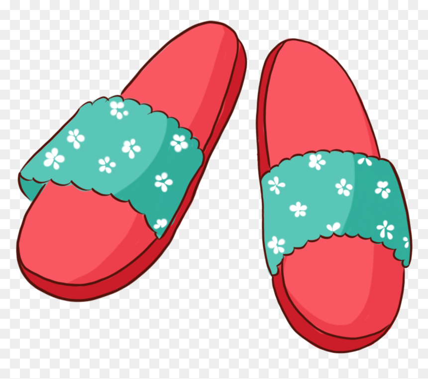 Transparent Beach Sandals Clipart - รองเท้า Clipart, HD Png Download - slippers png