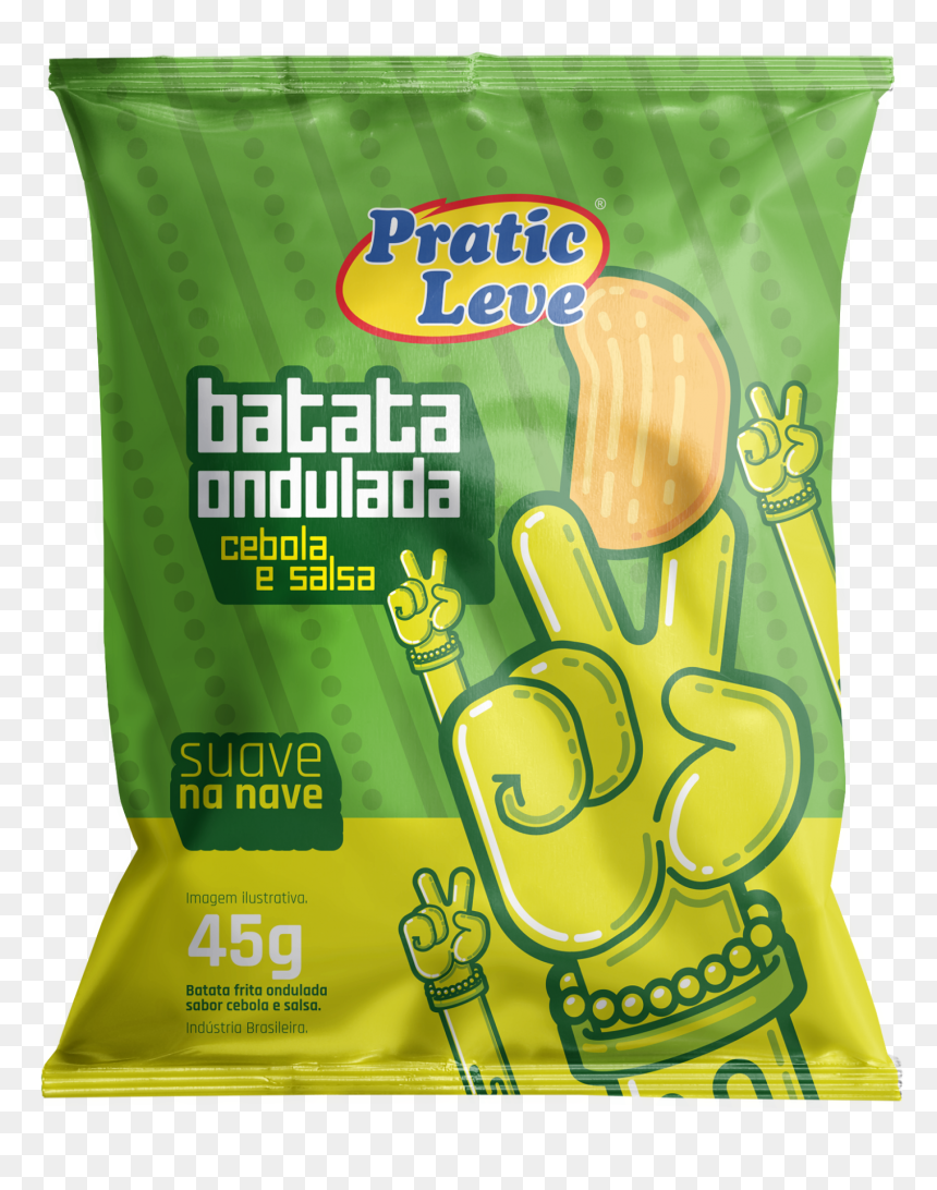 Batata Ondulada Cebola E Salsa"
 Title="batata Ondulada - Batata Pratic Leve, HD Png Download - batata frita png