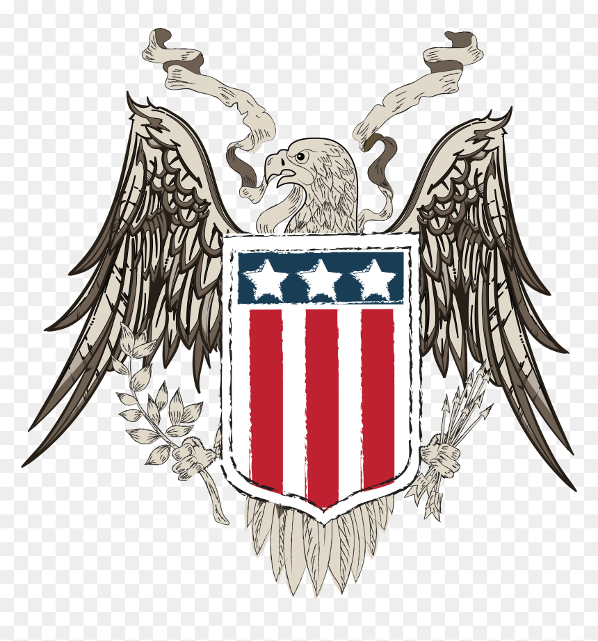 Emblem, HD Png Download - usa eagle png