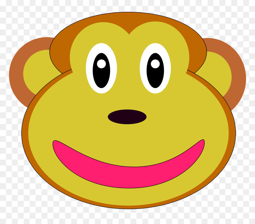 Monkey King Clip Arts - Clip Art, HD Png Download - monkey face png