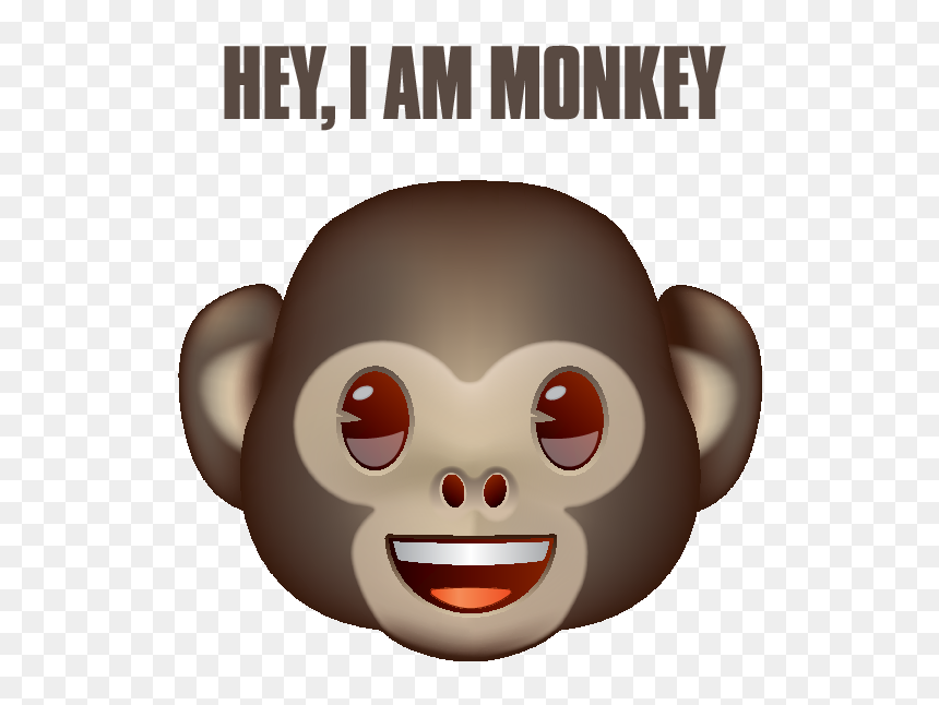 Cartoon, HD Png Download - monkey face png