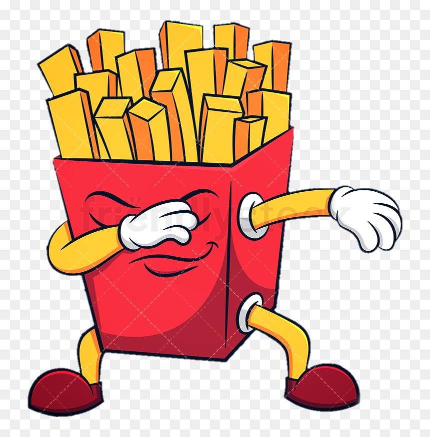 Batata Frita - French Fries Clipart Arms, HD Png Download - batata frita png