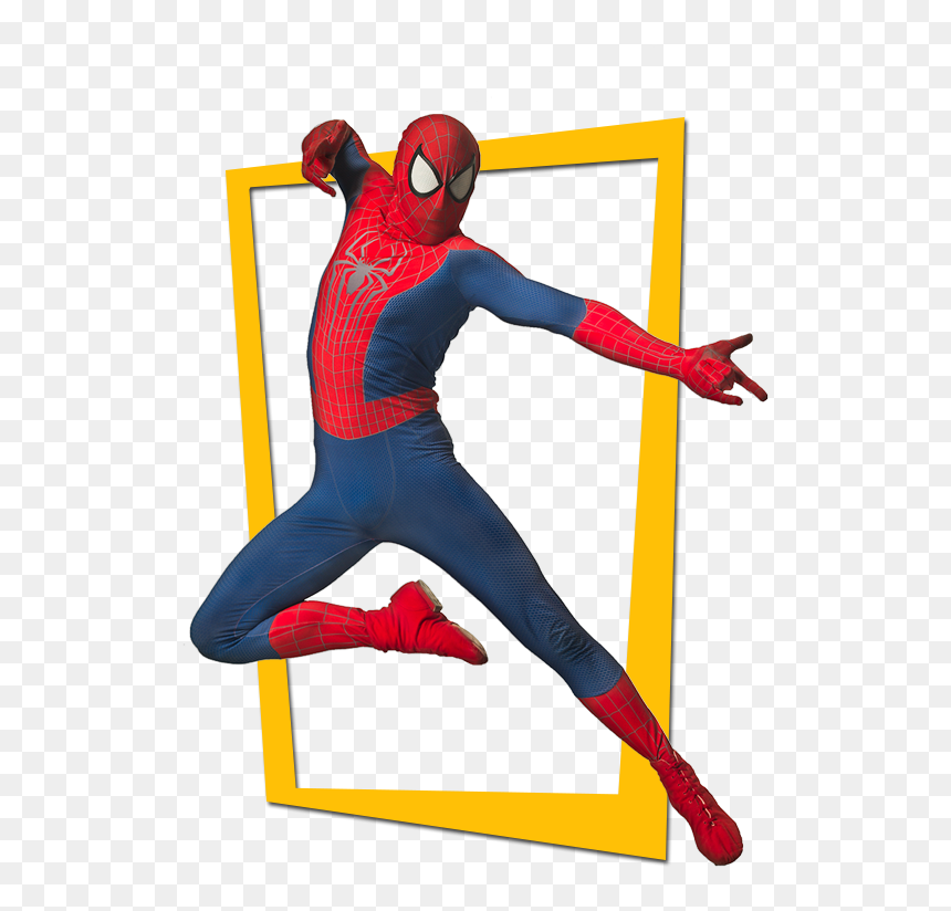 Superhero Party Spiderman Birthday - Birthday Background Cartoons Spiderman, HD Png Download - spiderman swinging png