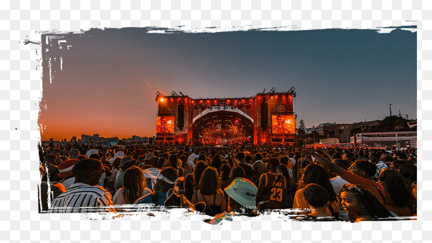 Afro Nation Puerto Rico, HD Png Download - cheering crowd png