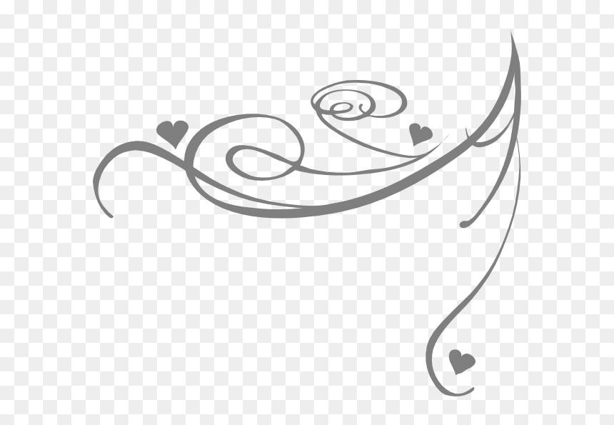 Transparent Transparent Background Swirls Clipart, HD Png Download - silver swirl png