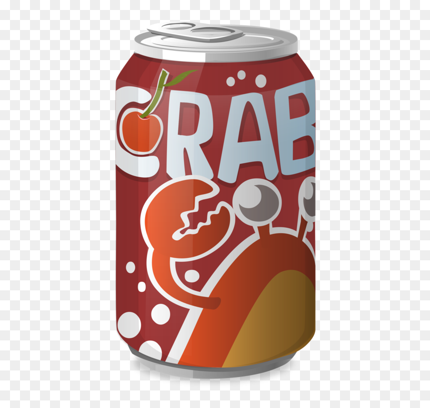 Aluminum Can,carbonated Soft Drinks,drink - Soda Vector Crab, HD Png Download - soft drinks png