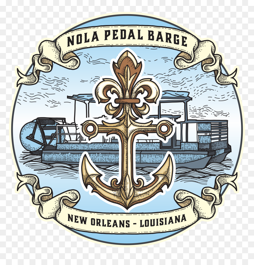 New Orleans Pedal Barge - Emblem, HD Png Download - ice cycles png