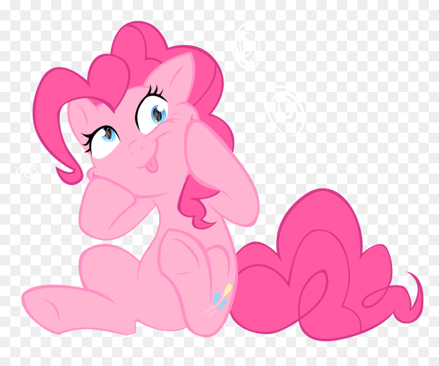 Transparent Pinkie Pie Cutie Mark Png - Pinkie Pie Dizzy, Png Download - silly face png