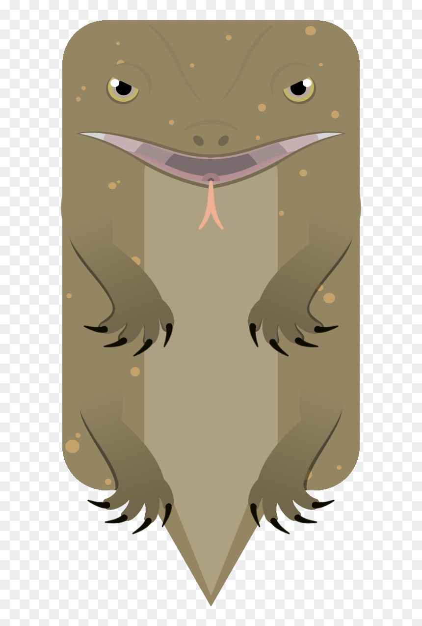 Cartoon, HD Png Download - komodo dragon png