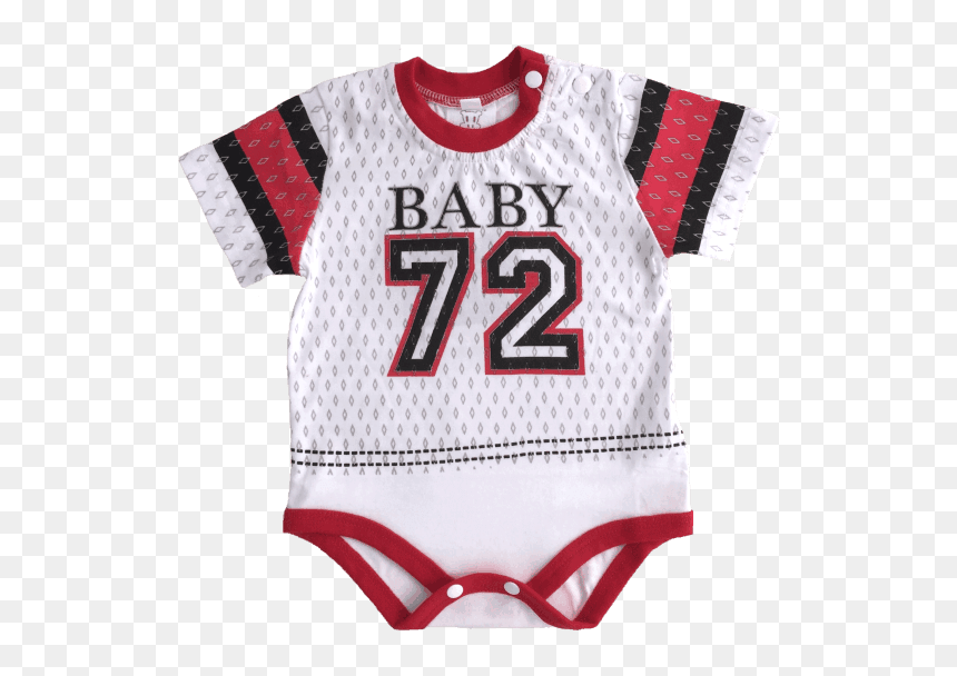 Red And White Print Awesome Baby Clothes - Infant Bed, HD Png Download - baby clothes png