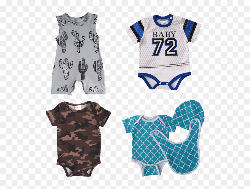 Infant Boy Summer Clothes Value Pack - Summer Clothes For Baby Package, HD Png Download - baby clothes png