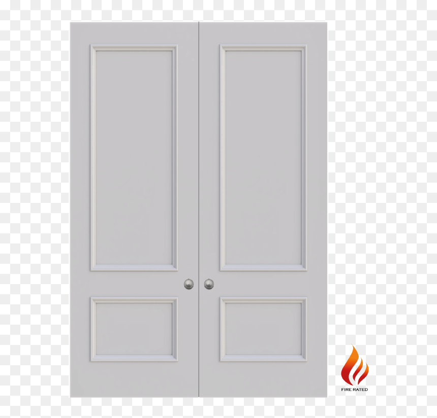 Transparent Double Door Png - Fire Rated Doors Internal, Png Download - black door png