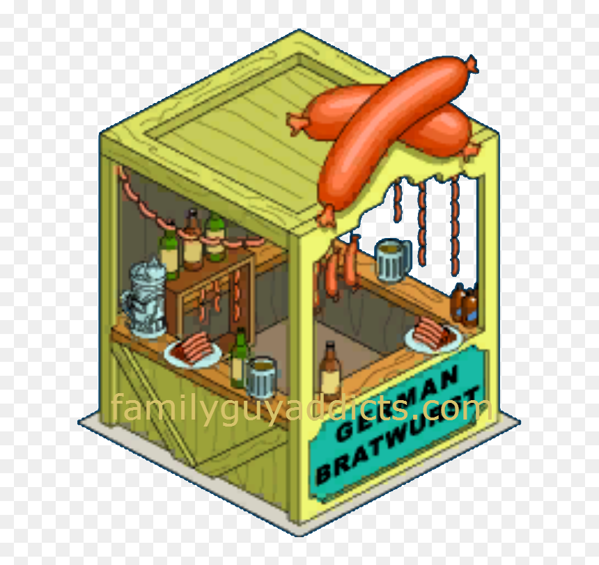 German Bratwurst Stand - Bratwurst, HD Png Download - bratwurst png