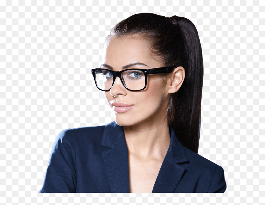 Eyeglass Eye Prescription Girls Eyewear Examination - Wear Glasses, HD Png Download - eyeglass png
