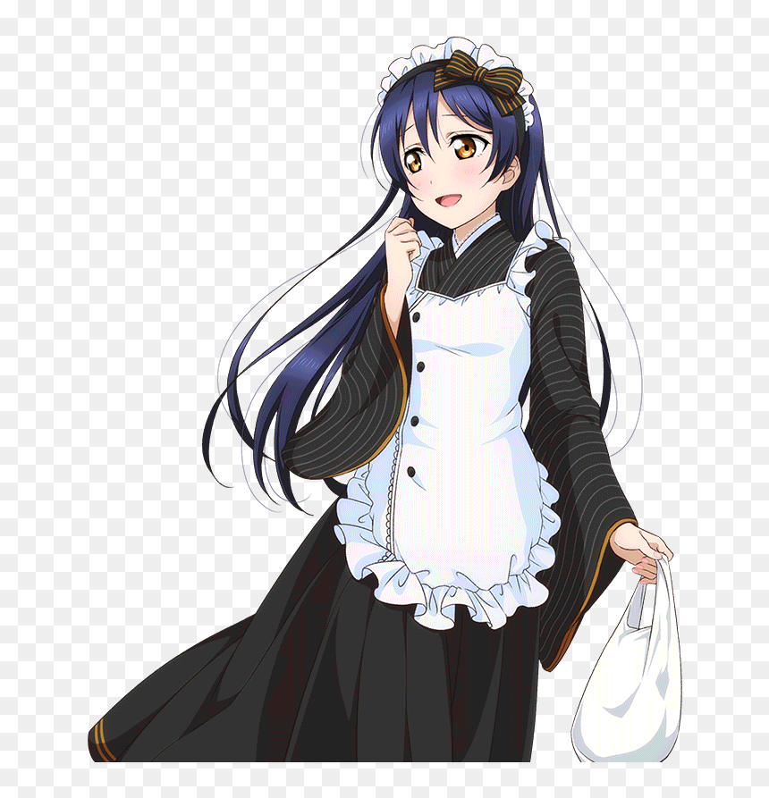 Love Live Umi Maid, HD Png Download - umi sonoda png