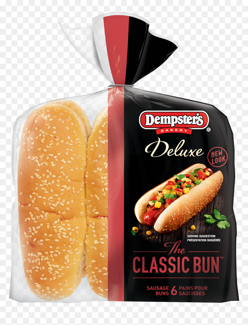 Dempster"s® Deluxe White Sausage Buns - Dempsters Hot Dog Buns, HD Png Download - bratwurst png