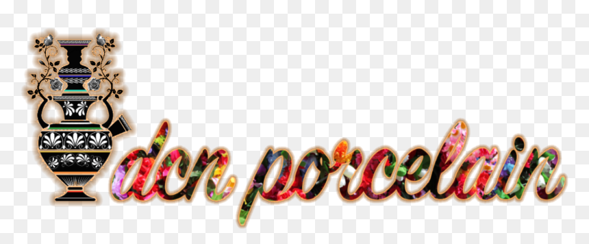 Dcn Porcelain, HD Png Download - gold scroll png