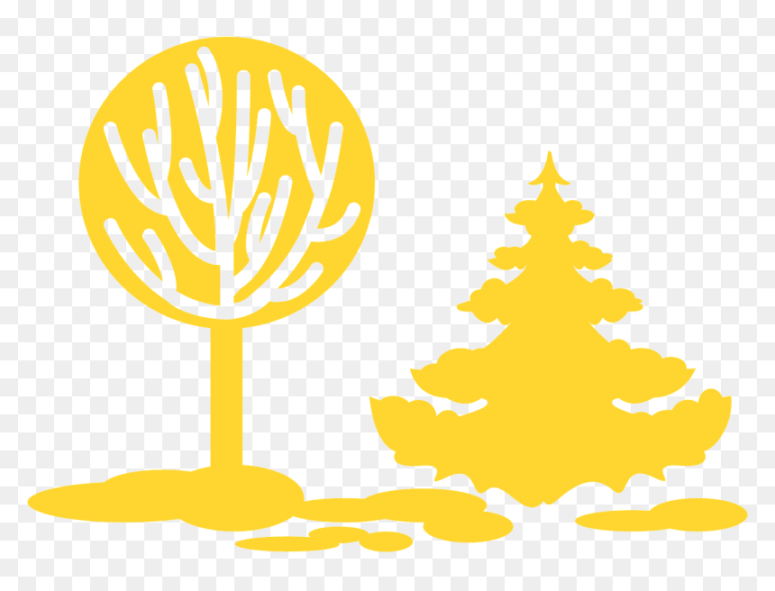 Christmas Tree, HD Png Download - winter trees png