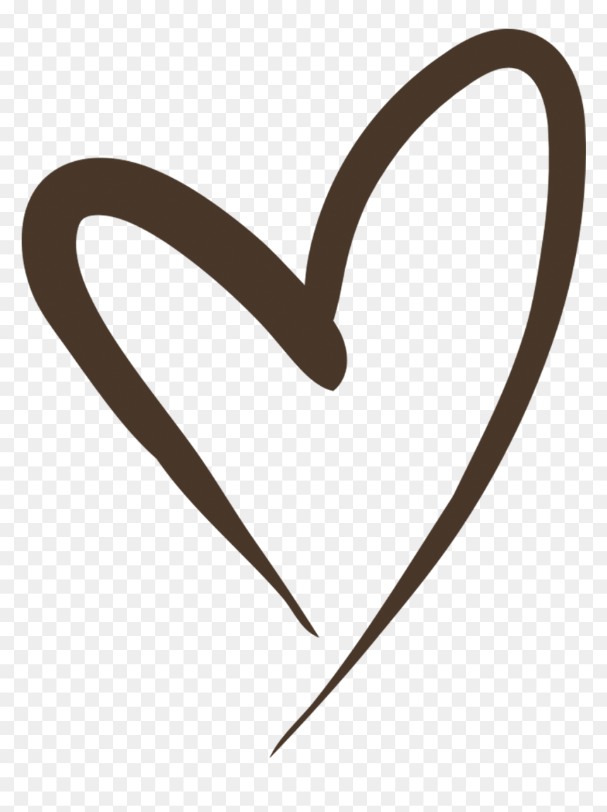 Black And White Heart Sketch , Png Download - Sketched Heart Png Transparent, Png Download - white heart png transparent