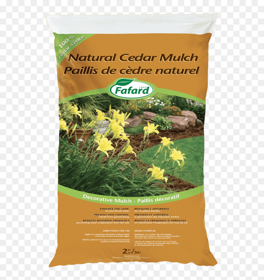 Fafard Cedar Mulch, HD Png Download - groundcover png
