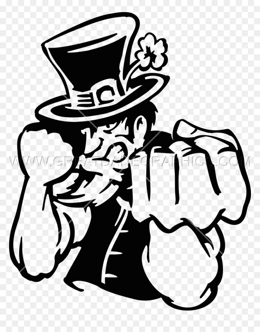 Fighting Man Production Ready - Fighting Irish Man Logo, HD Png Download - irish hat png